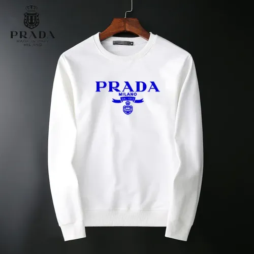 Prada Hoodies Long Sleeved For Men #1410568 $40.00 USD, Wholesale Replica Prada Hoodies