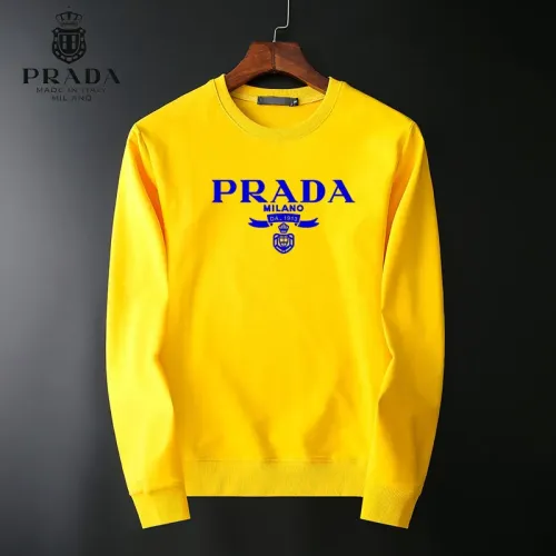 Prada Hoodies Long Sleeved For Men #1410569 $40.00 USD, Wholesale Replica Prada Hoodies