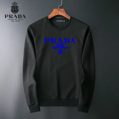 Prada Hoodies Long Sleeved For Men #1410570 $40.00 USD, Wholesale Replica Prada Hoodies