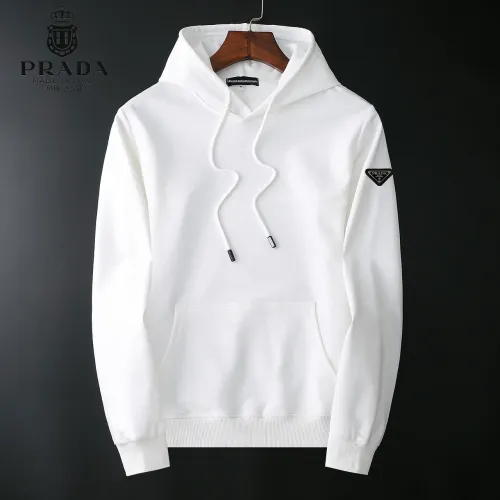 Prada Hoodies Long Sleeved For Men #1410610 $40.00 USD, Wholesale Replica Prada Hoodies