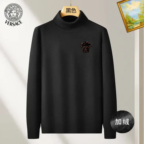 Versace Sweaters Long Sleeved For Men #1410691 $48.00 USD, Wholesale Replica Versace Sweaters