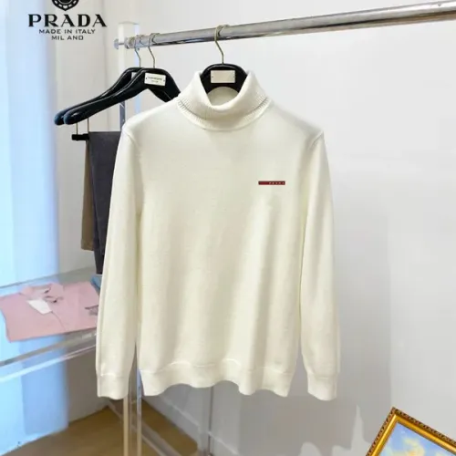 Prada Sweaters Long Sleeved For Men #1410736 $42.00 USD, Wholesale Replica Prada Sweaters