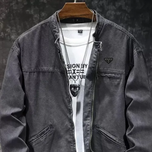 Replica Prada Jackets Long Sleeved For Men #1410787 $72.00 USD for Wholesale
