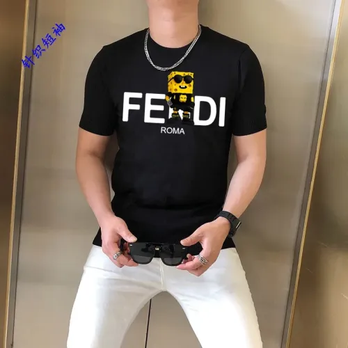 Fendi T-Shirts Short Sleeved For Men #1410929 $45.00 USD, Wholesale Replica Fendi T-Shirts