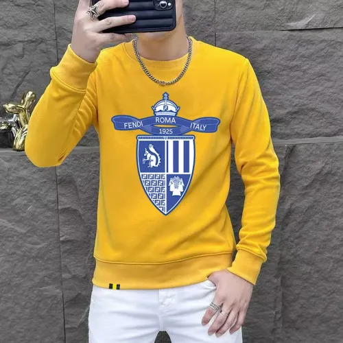 Fendi Hoodies Long Sleeved For Men #1410959 $48.00 USD, Wholesale Replica Fendi Hoodies