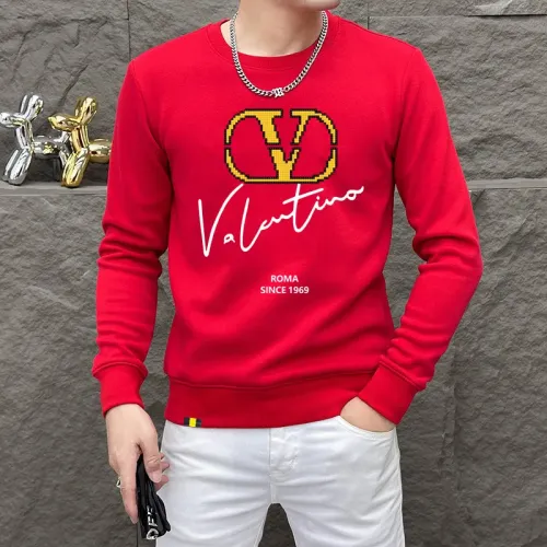 Valentino Hoodies Long Sleeved For Men #1410985 $48.00 USD, Wholesale Replica Valentino Hoodies