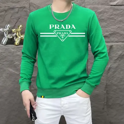 Prada Hoodies Long Sleeved For Men #1410990 $48.00 USD, Wholesale Replica Prada Hoodies