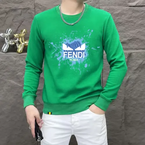 Fendi Hoodies Long Sleeved For Men #1411012 $48.00 USD, Wholesale Replica Fendi Hoodies