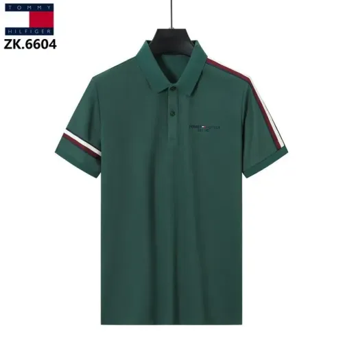 Tommy Hilfiger TH T-Shirts Short Sleeved For Men #1411088 $38.00 USD, Wholesale Replica Tommy Hilfiger TH T-Shirts