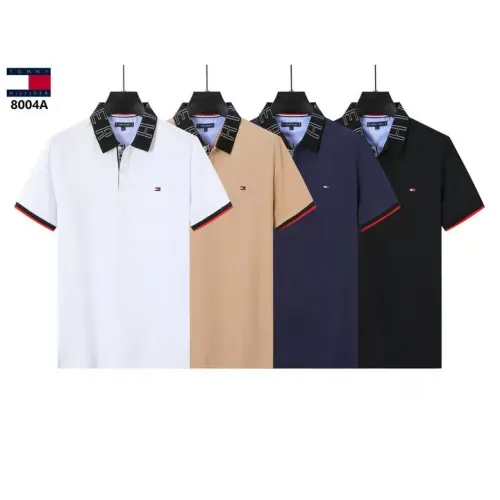 Replica Tommy Hilfiger TH T-Shirts Short Sleeved For Men #1411091 $38.00 USD for Wholesale