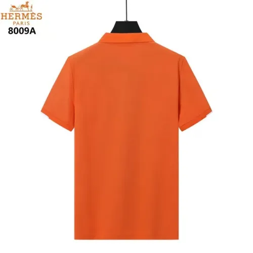 Replica Hermes T-Shirts Short Sleeved For Men #1411105 $38.00 USD for Wholesale