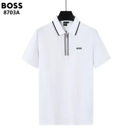Boss T-Shirts Short Sleeved For Men #1411189 $38.00 USD, Wholesale Replica Boss T-Shirts