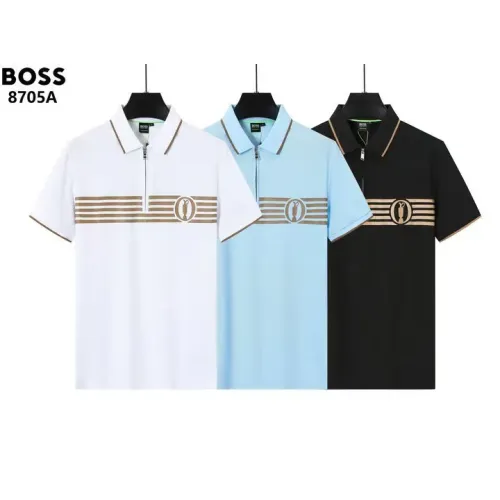 Replica Boss T-Shirts Short Sleeved For Men #1411205 $38.00 USD for Wholesale