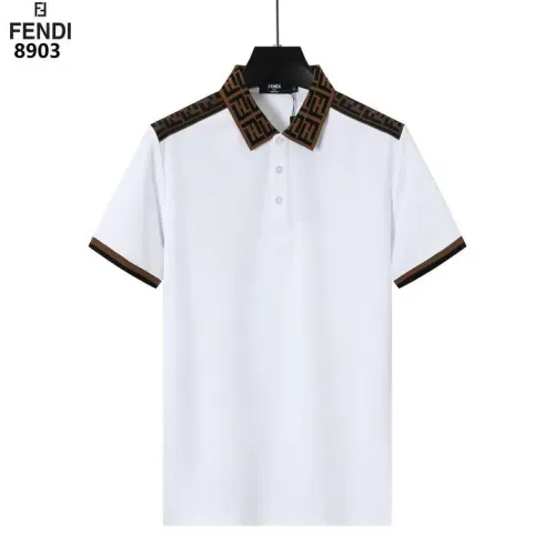 Fendi T-Shirts Short Sleeved For Men #1411264 $38.00 USD, Wholesale Replica Fendi T-Shirts