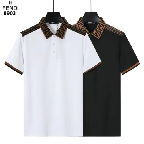 Replica Fendi T-Shirts Short Sleeved For Men #1411264 $38.00 USD for Wholesale