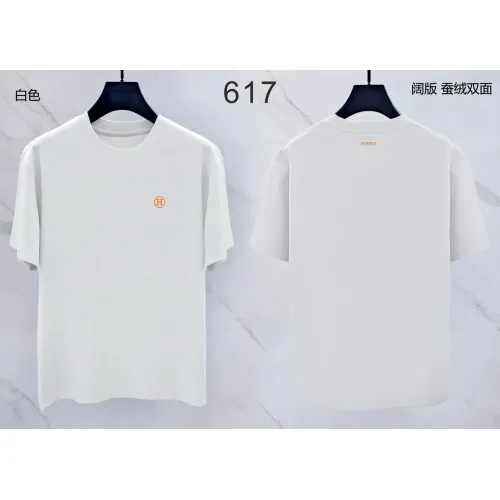Hermes T-Shirts Short Sleeved For Men #1411330 $38.00 USD, Wholesale Replica Hermes T-Shirts