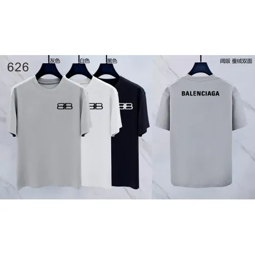 Replica Balenciaga T-Shirts Short Sleeved For Men #1411359 $38.00 USD for Wholesale