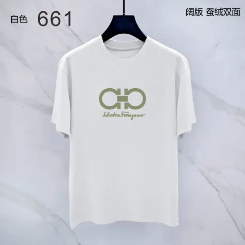 Salvatore Ferragamo T-Shirts Short Sleeved For Men #1411372 $38.00 USD, Wholesale Replica Salvatore Ferragamo T-Shirts