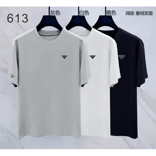 Replica Prada T-Shirts Short Sleeved For Men #1411384 $38.00 USD for Wholesale