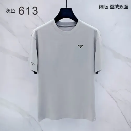 Prada T-Shirts Short Sleeved For Men #1411385 $38.00 USD, Wholesale Replica Prada T-Shirts