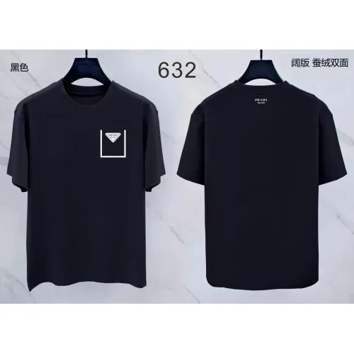 Prada T-Shirts Short Sleeved For Men #1411392 $38.00 USD, Wholesale Replica Prada T-Shirts