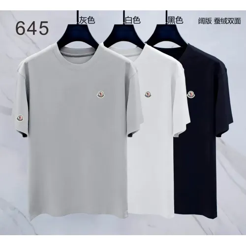 Replica Moncler T-Shirts Short Sleeved For Men #1411406 $38.00 USD for Wholesale