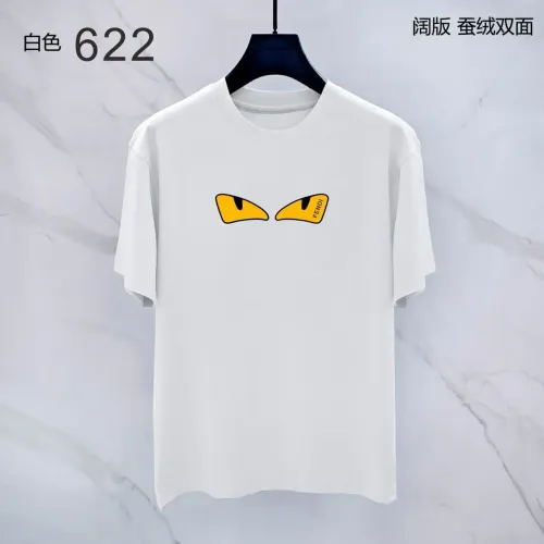 Fendi T-Shirts Short Sleeved For Men #1411412 $38.00 USD, Wholesale Replica Fendi T-Shirts
