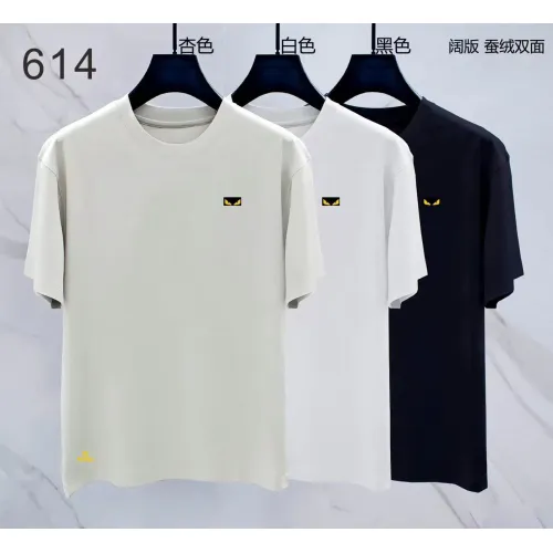 Replica Fendi T-Shirts Short Sleeved For Men #1411421 $38.00 USD for Wholesale