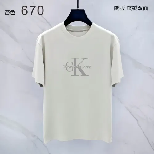 Calvin Klein CK T-Shirts Short Sleeved For Men #1411428 $38.00 USD, Wholesale Replica Calvin Klein CK T-Shirts