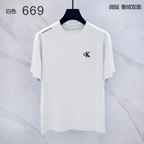 Calvin Klein CK T-Shirts Short Sleeved For Men #1411431 $38.00 USD, Wholesale Replica Calvin Klein CK T-Shirts