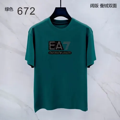 Armani T-Shirts Short Sleeved For Men #1411438 $38.00 USD, Wholesale Replica Armani T-Shirts