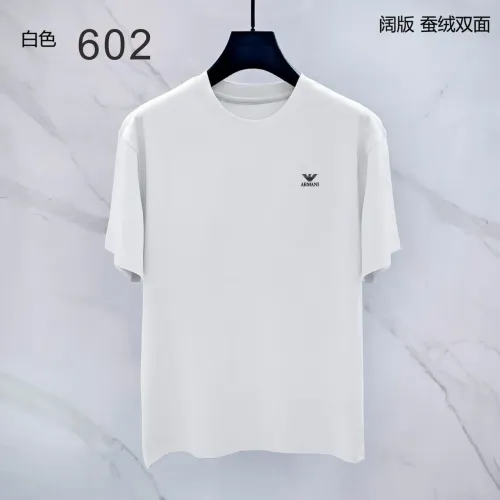 Armani T-Shirts Short Sleeved For Men #1411446 $38.00 USD, Wholesale Replica Armani T-Shirts
