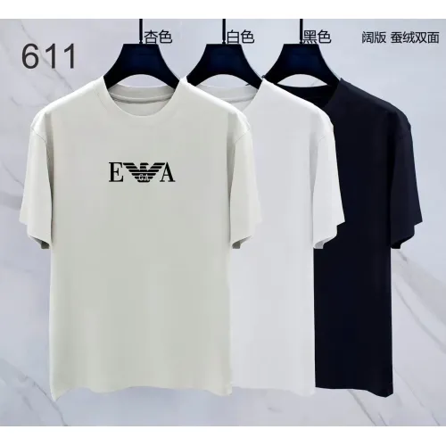 Replica Armani T-Shirts Short Sleeved For Men #1411456 $38.00 USD for Wholesale