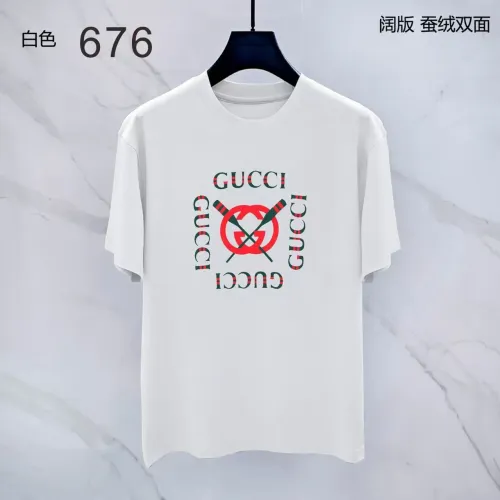 Gucci T-Shirts Short Sleeved For Men #1411492 $38.00 USD, Wholesale Replica Gucci T-Shirts