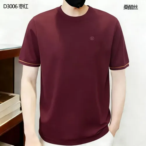 Replica Hermes T-Shirts Short Sleeved For Men #1411508 $38.00 USD for Wholesale