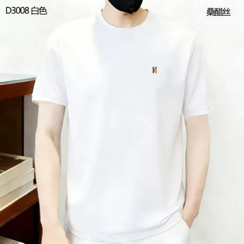 Replica Hermes T-Shirts Short Sleeved For Men #1411515 $38.00 USD for Wholesale