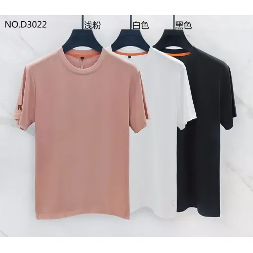Replica Hermes T-Shirts Short Sleeved For Men #1411527 $38.00 USD for Wholesale