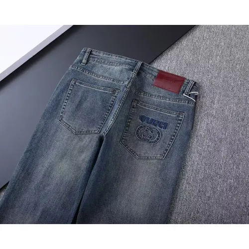 Replica Gucci Jeans For Men #1411583 $45.00 USD for Wholesale