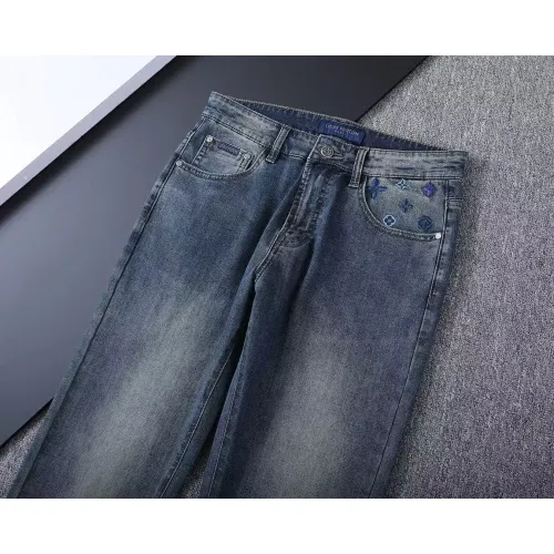 Replica Louis Vuitton LV Jeans For Men #1411595 $45.00 USD for Wholesale
