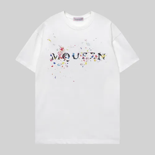 Alexander McQueen T-shirts Short Sleeved For Unisex #1411615 $34.00 USD, Wholesale Replica Alexander McQueen T-shirts