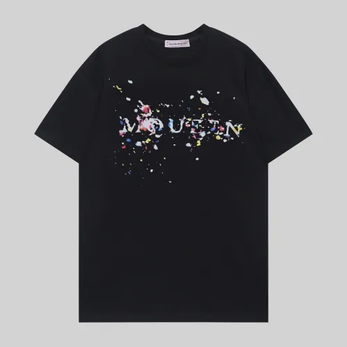 Alexander McQueen T-shirts Short Sleeved For Unisex #1411616 $34.00 USD, Wholesale Replica Alexander McQueen T-shirts