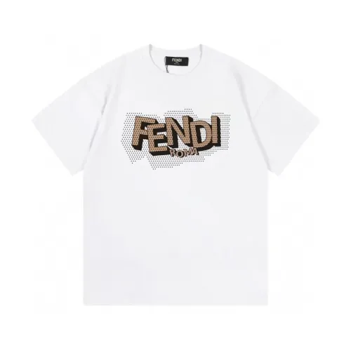 Fendi T-Shirts Short Sleeved For Unisex #1411664 $45.00 USD, Wholesale Replica Fendi T-Shirts