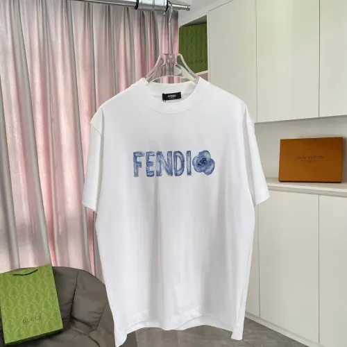 Fendi T-Shirts Short Sleeved For Unisex #1411704 $42.00 USD, Wholesale Replica Fendi T-Shirts