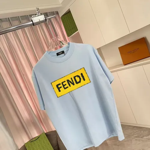 Fendi T-Shirts Short Sleeved For Unisex #1411710 $42.00 USD, Wholesale Replica Fendi T-Shirts