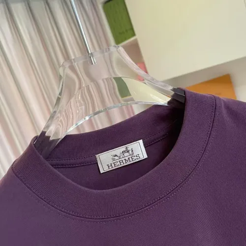 Replica Hermes T-Shirts Short Sleeved For Unisex #1411928 $42.00 USD for Wholesale