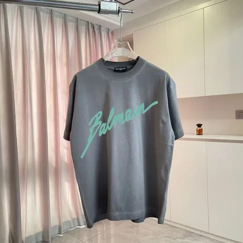 Balmain T-Shirts Short Sleeved For Unisex #1411936 $45.00 USD, Wholesale Replica Balmain T-Shirts