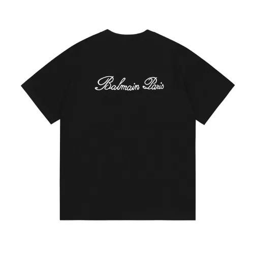 Balmain T-Shirts Short Sleeved For Unisex #1411951 $42.00 USD, Wholesale Replica Balmain T-Shirts