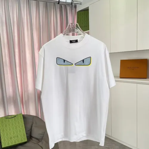 Fendi T-Shirts Short Sleeved For Unisex #1411970 $42.00 USD, Wholesale Replica Fendi T-Shirts