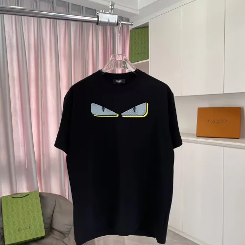 Fendi T-Shirts Short Sleeved For Unisex #1411973 $42.00 USD, Wholesale Replica Fendi T-Shirts