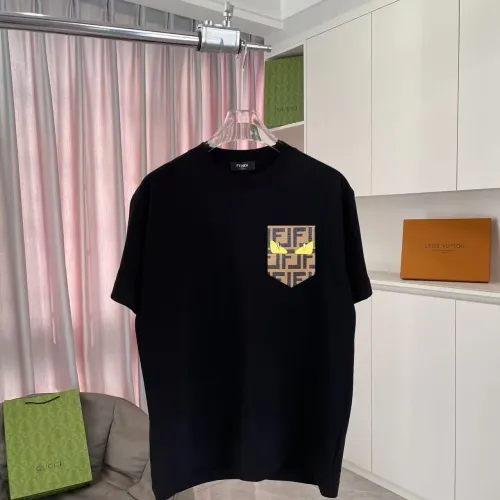 Fendi T-Shirts Short Sleeved For Unisex #1411977 $42.00 USD, Wholesale Replica Fendi T-Shirts